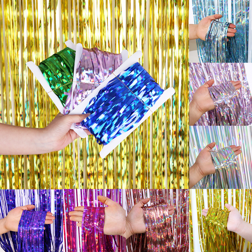 Home Bargains - 2M Gorgeous Party Backdrop Glitter Tinsel