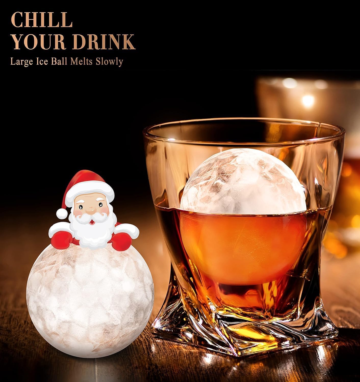 2.2 Inch Round Ice Cube Mold w - Ice Mold Sphere のレビューと価格