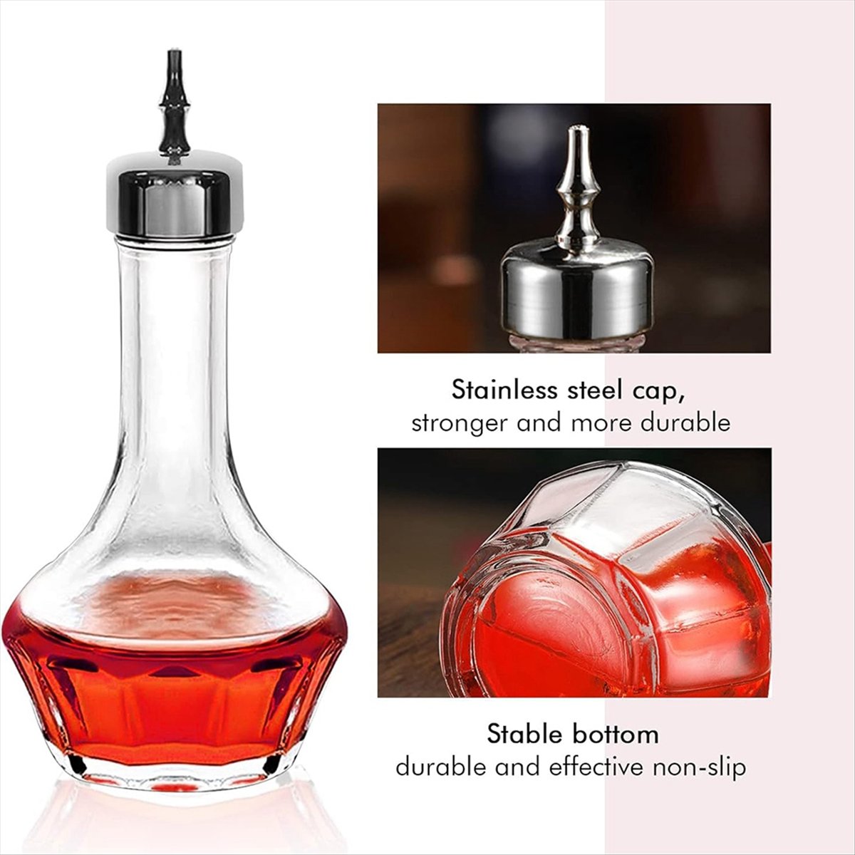 A75K 6 PCS Bitters Bottle Set  - Bitters Bottle Set のレビューと価格