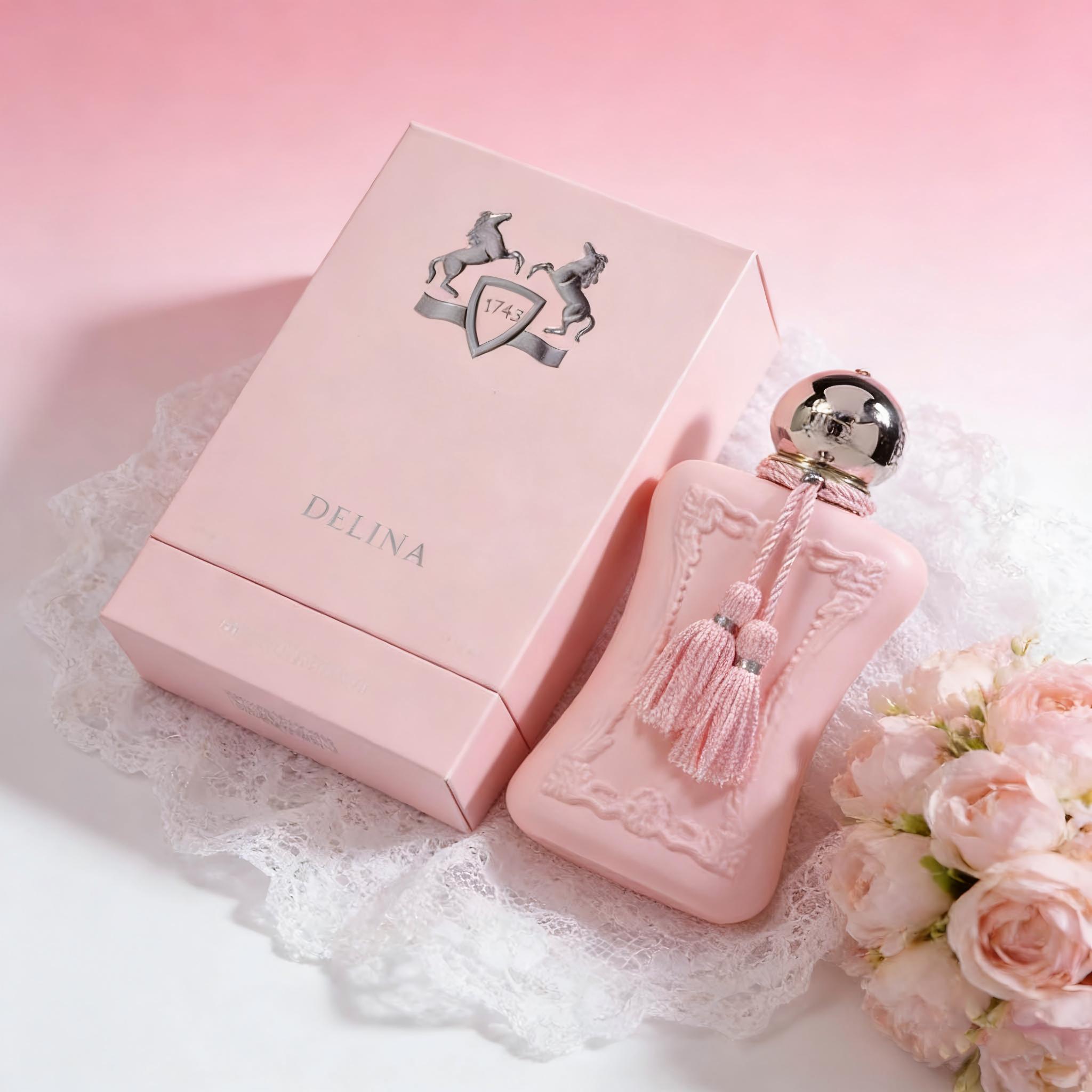 DELINA EDP: Elegant Pink Bottl - Home Bar Accessories のレビューと価格