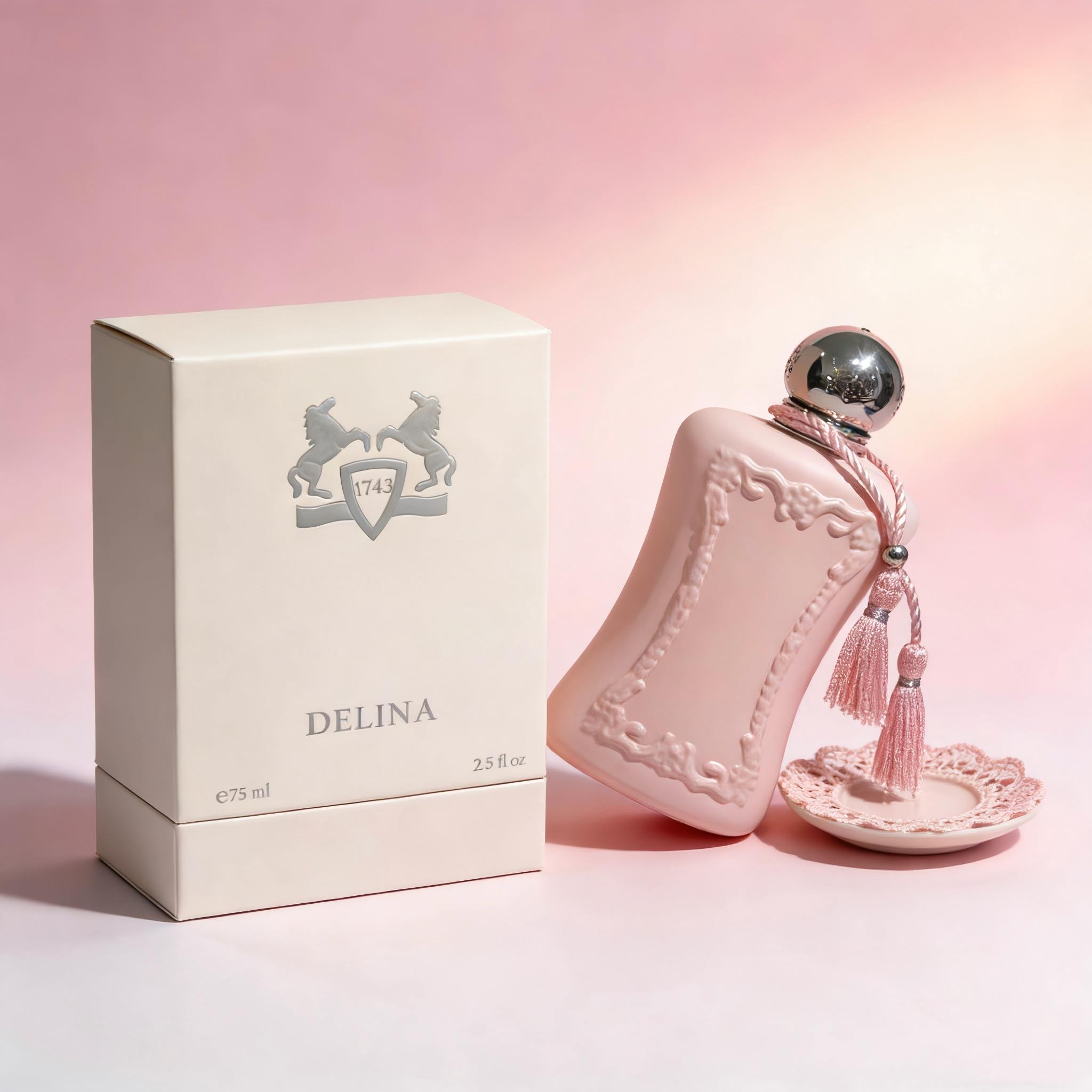 DELINA EDP: Elegant Pink Bottl - Home Bar Accessories のレビューと価格