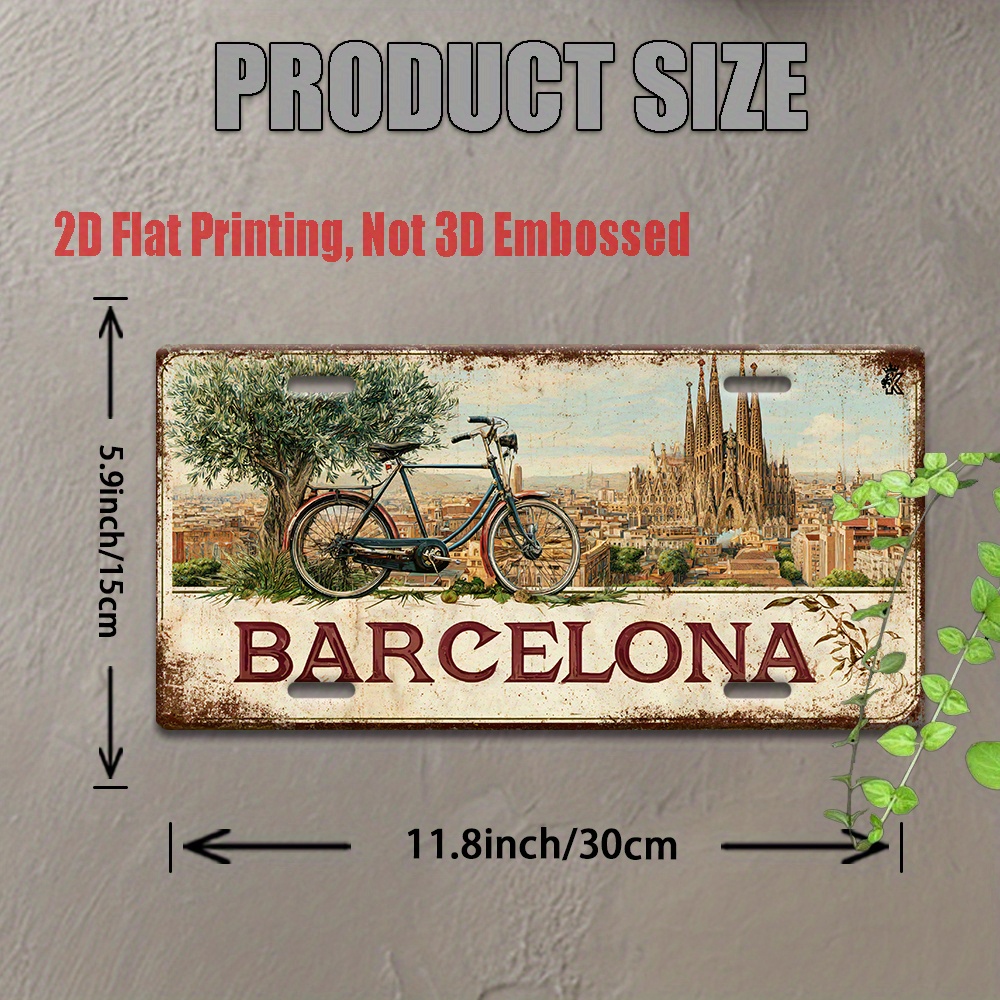 2D Flat, 1 Piece Vintage Metal - Home Barcelona のレビューと価格