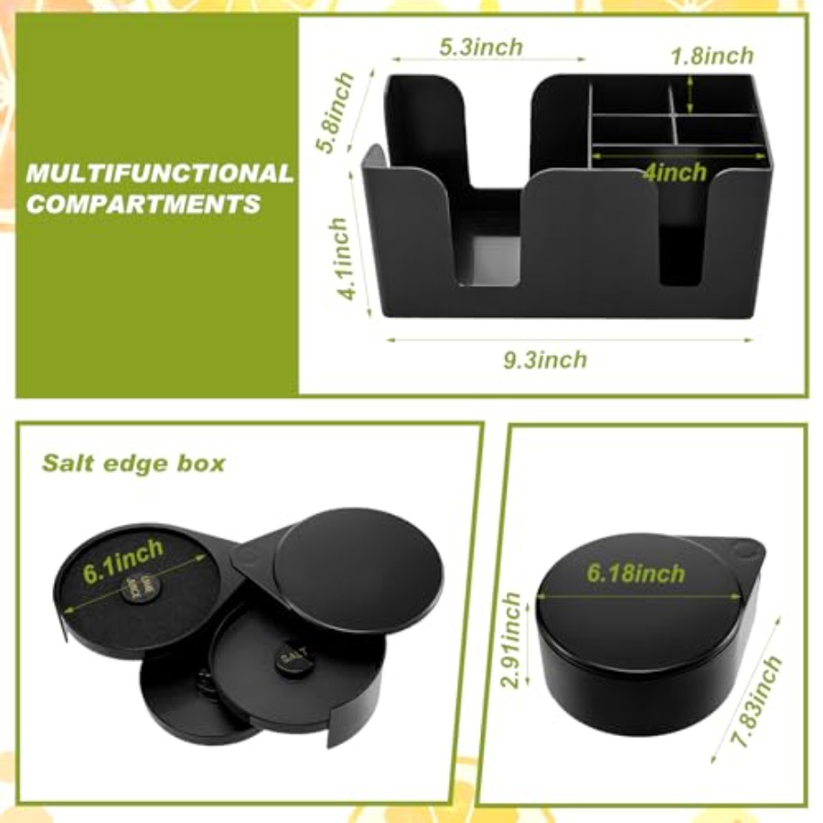 23 Pcs Bartender Supplies Kit  - Garnish Tray Set のレビューと価格