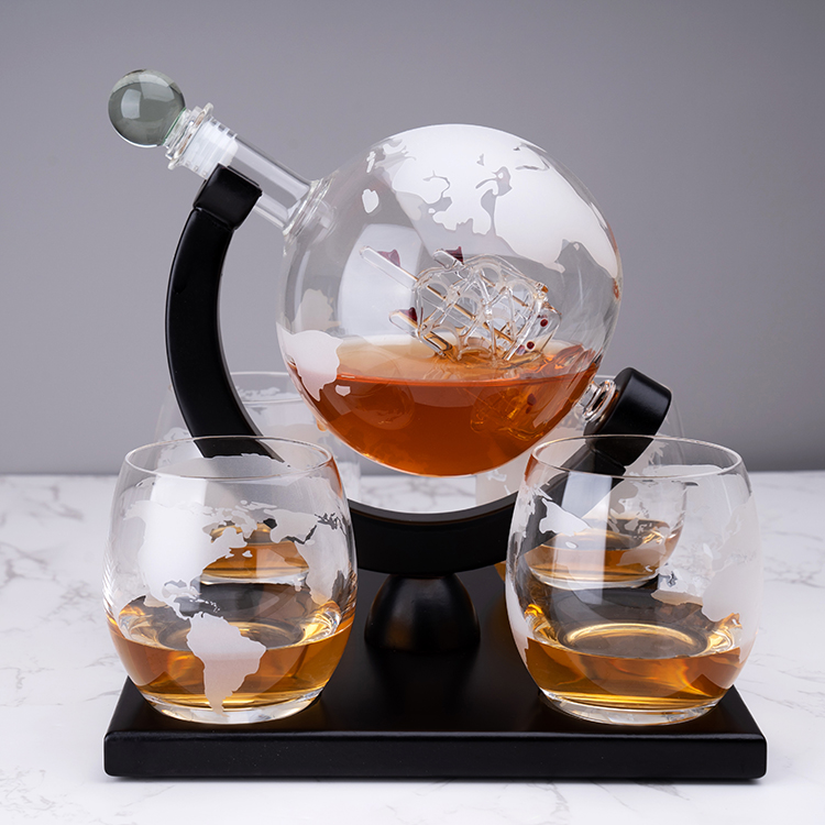 Factory Sale Custom 850ML High - Decanter Globe Set のレビューと価格