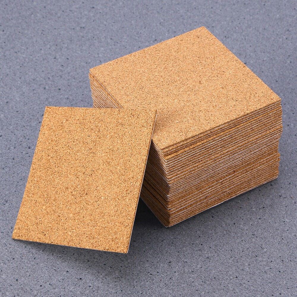10Pcs Cork Coasters Square Cor - Home Bar Supplies のレビューと価格