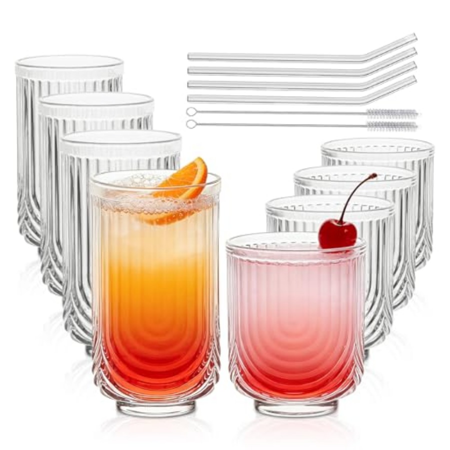Water Drinking Glasses Set of  - Highball Glass Set のレビューと価格