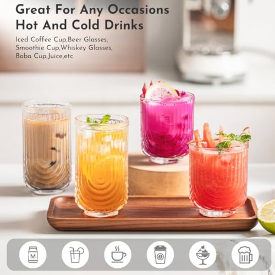Water Drinking Glasses Set of  - Highball Glass Set のレビューと価格