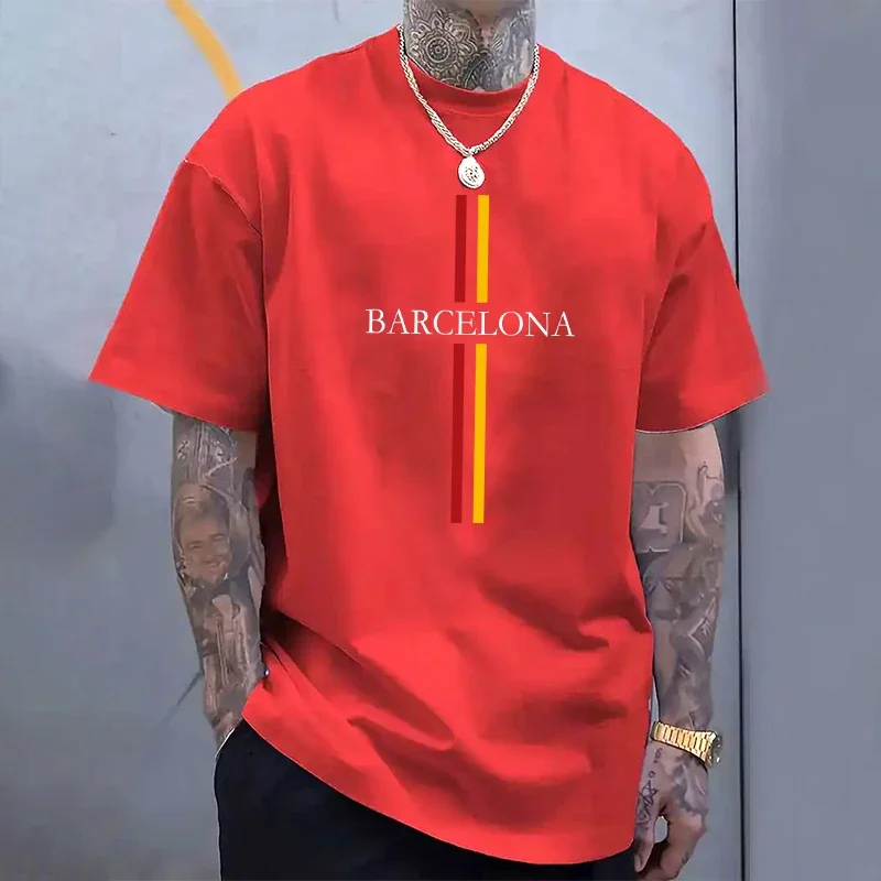 Barcelona Men's Cotton T-shirt - Home Barcelona のレビューと価格