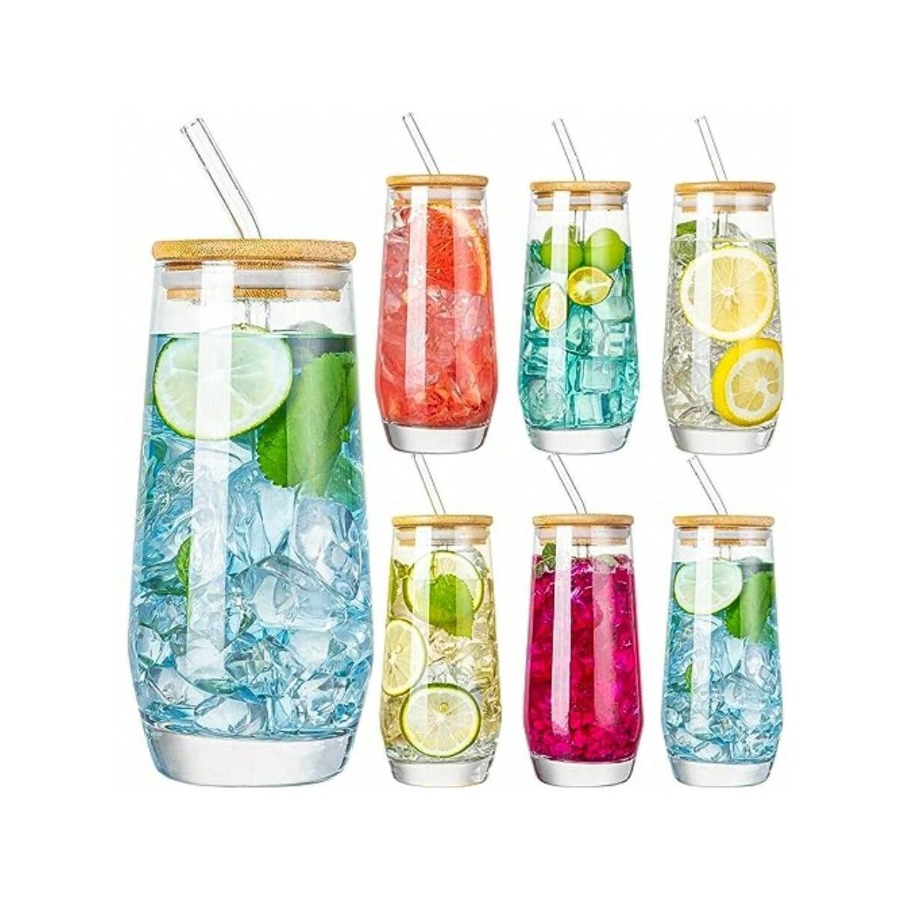 DDrinking Glasses Crystal High - Highball Glass Set のレビューと価格