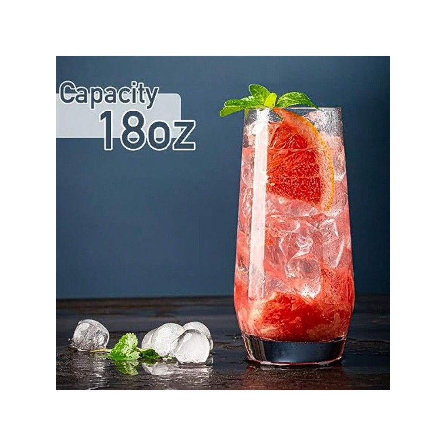 DDrinking Glasses Crystal High - Highball Glass Set のレビューと価格