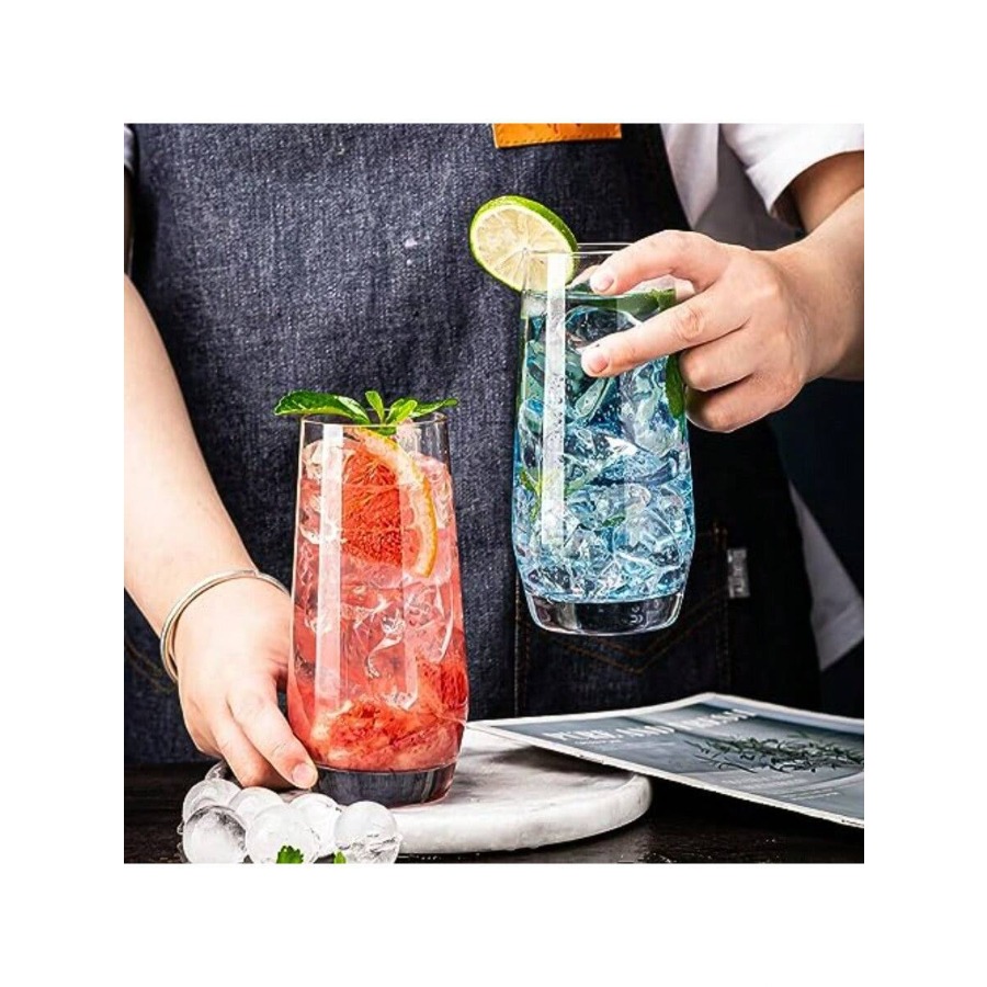 DDrinking Glasses Crystal High - Highball Glass Set のレビューと価格
