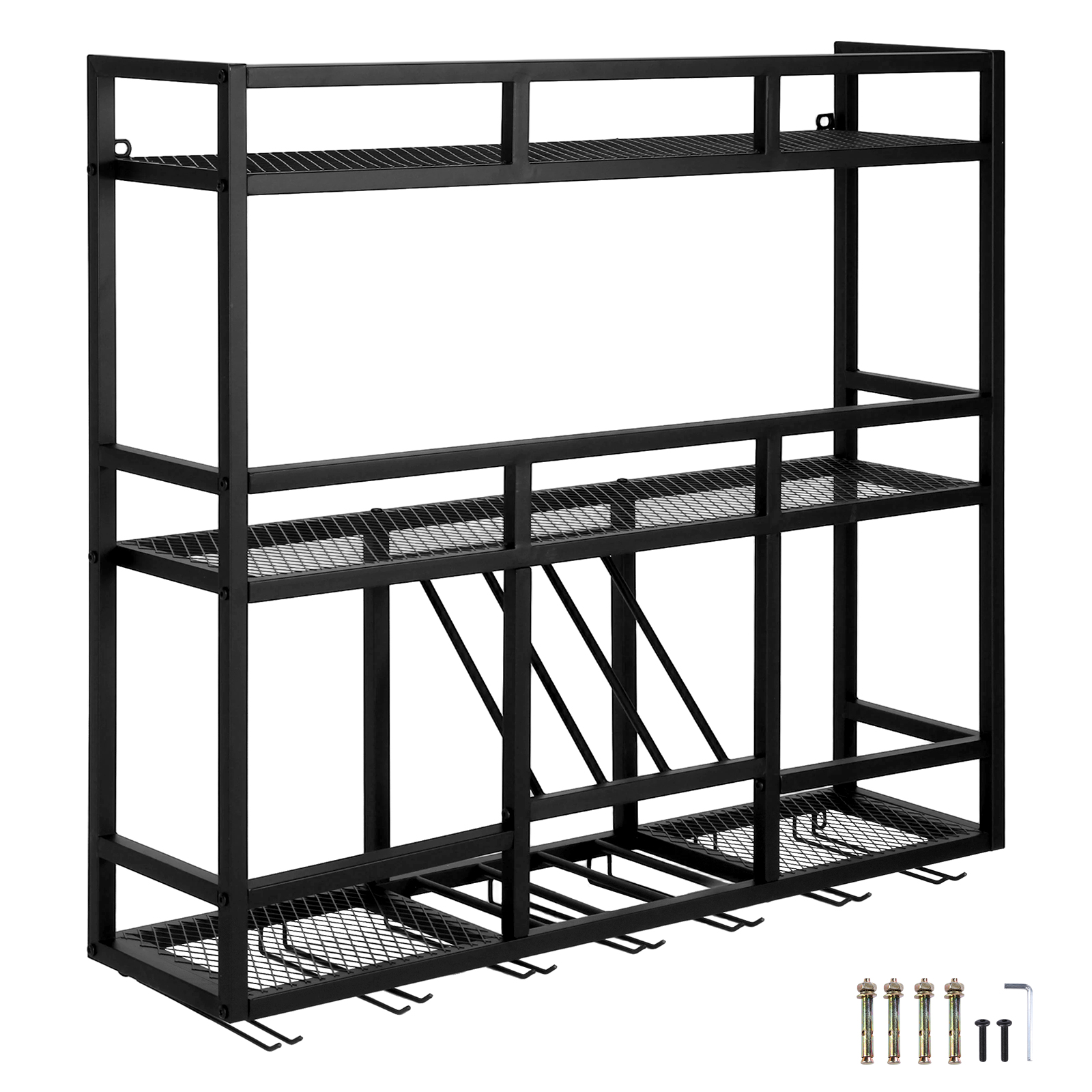 3 Tiers Floating Wine Bottle S - Home Bar Shelves のレビューと価格