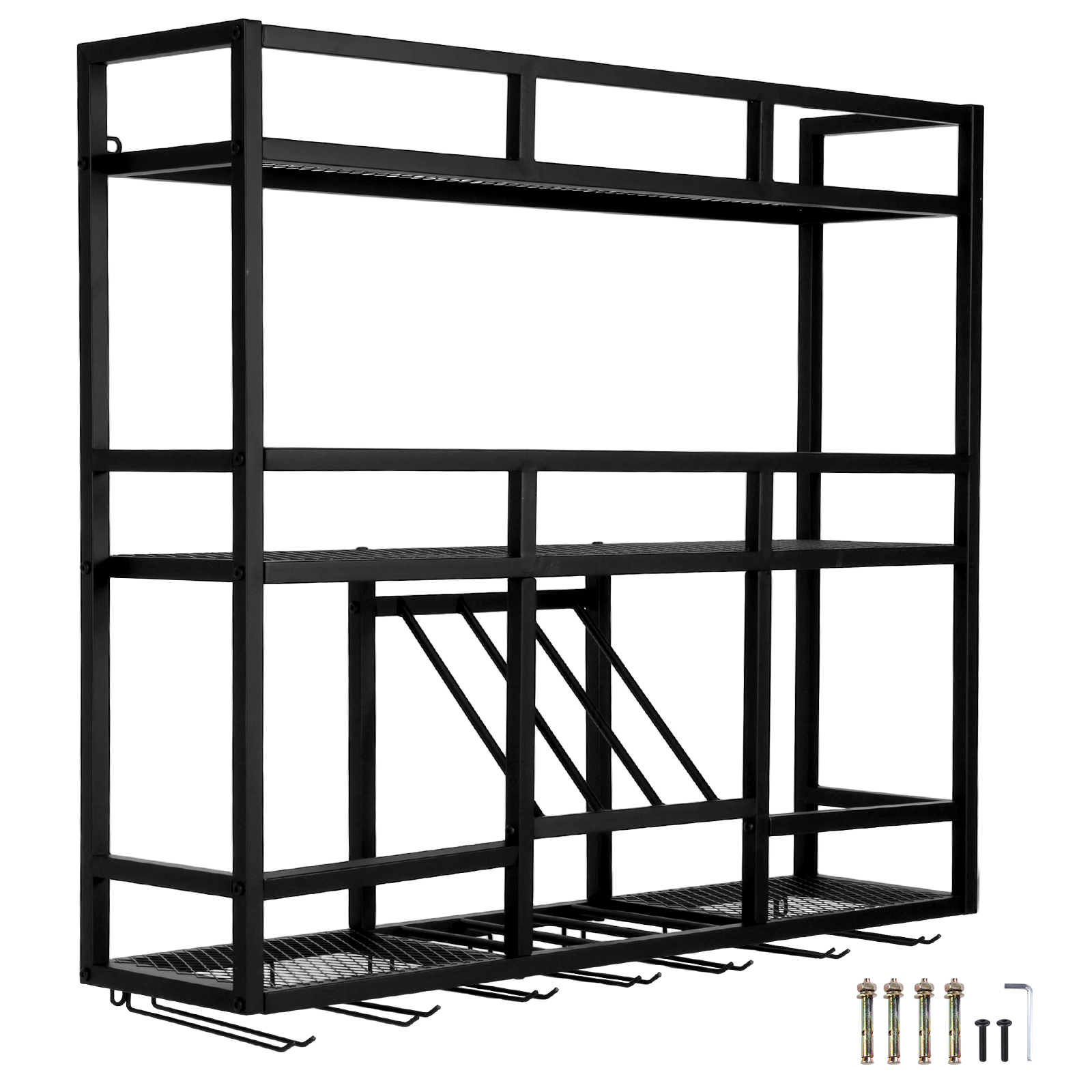 3 Tiers Floating Wine Bottle S - Home Bar Shelves のレビューと価格