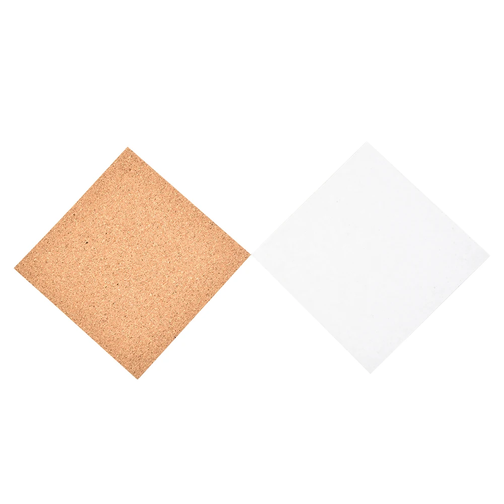 10Pcs Cork Coasters Square Cor - Home Bar Supplies のレビューと価格