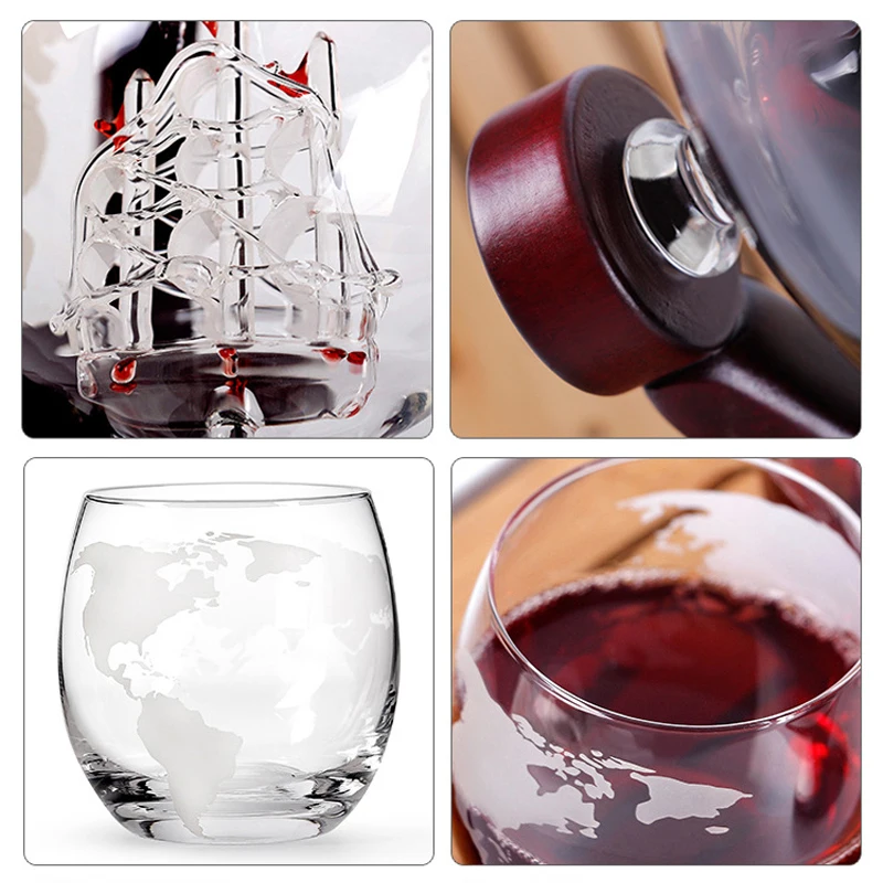 Whiskey Glass Set Crystal Glob - Decanter Globe Set のレビューと価格