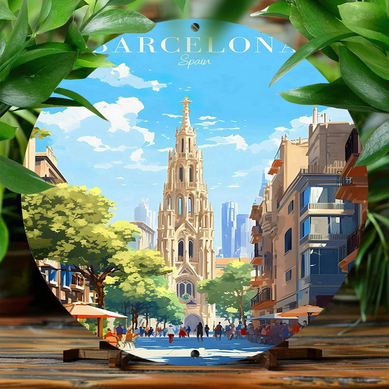 Barcelona Spain Scenic Illustr - Home Barcelona のレビューと価格