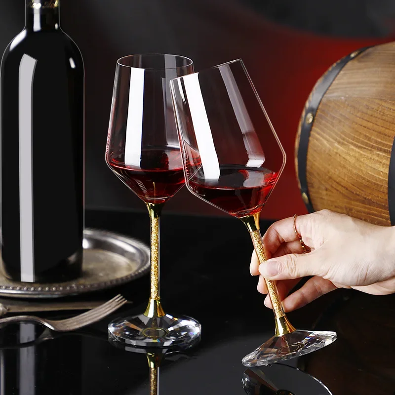 420ml Gold crystal red wine gl - Highball Glass Set のレビューと価格
