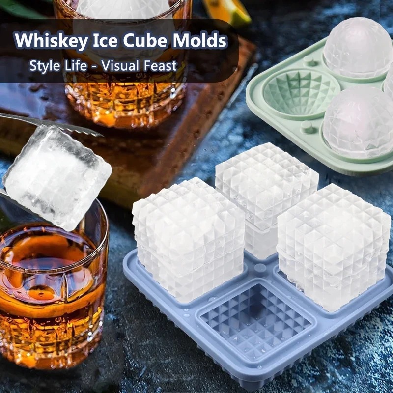 Ice Cube Tray Silicone with Li - Ice Mold Sphere のレビューと価格