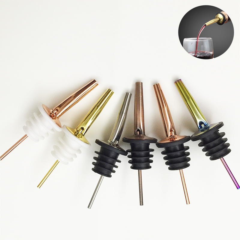 4Pcs Black/Rose Gold/Silver Li - Speed Pourer Cap のレビューと価格
