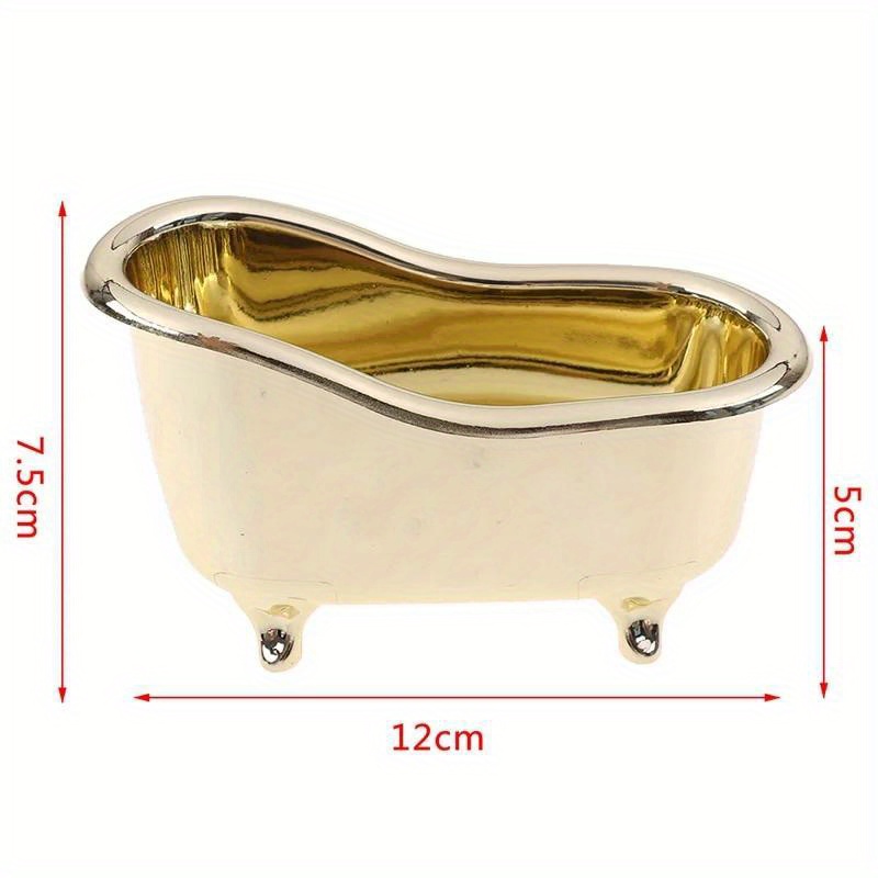 1pc Mini Bathtub Soap Jewelry  - Bar Cart Gold のレビューと価格