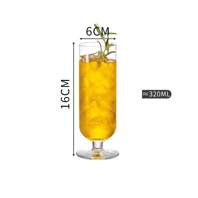 4PCS Creative Cocktail Glasses - Highball Glass Set のレビューと価格
