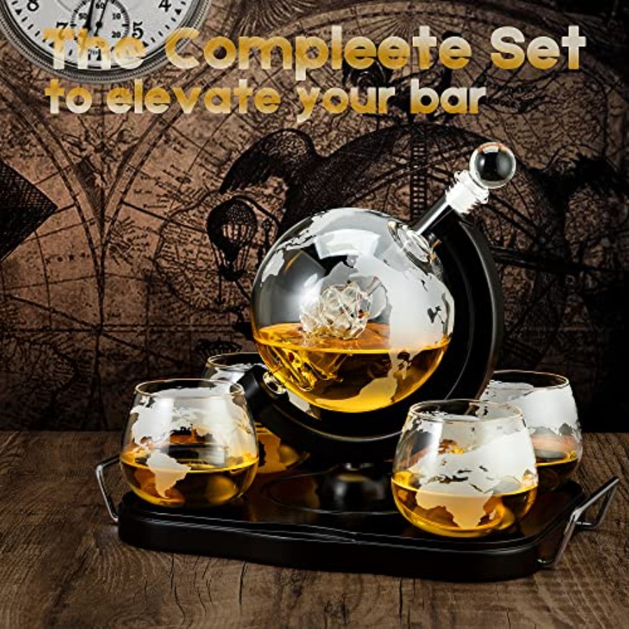 Whiskey Decanter Globe Set Gif - Decanter Globe Set のレビューと価格