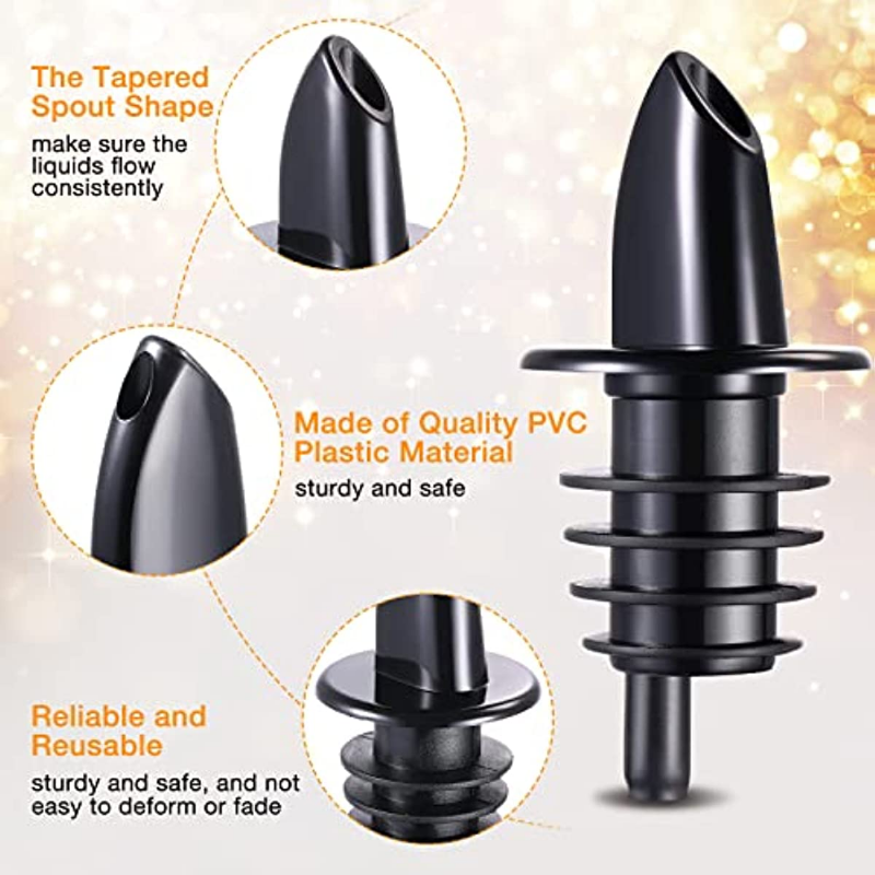 100 Packs Liquor Bottle Pourer - Speed Pourer Cap のレビューと価格