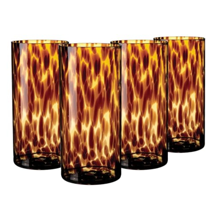 Tortoise Shell Highball Glass  - Highball Glass Set のレビューと価格