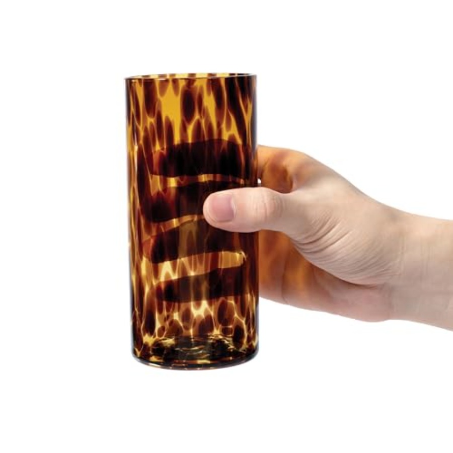 Tortoise Shell Highball Glass  - Highball Glass Set のレビューと価格