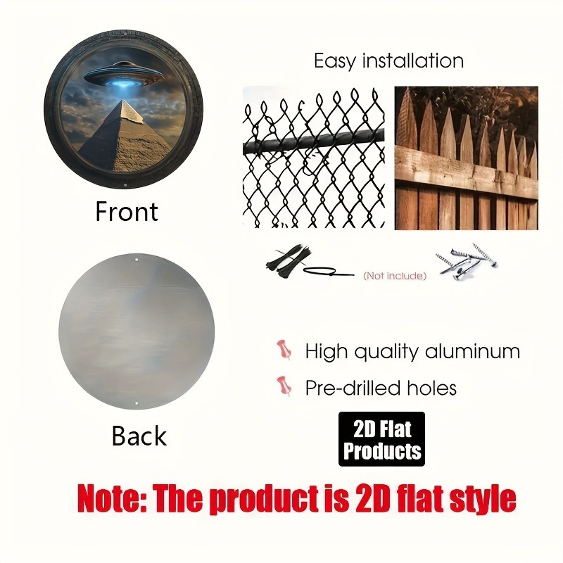 Pyramid UFO Theme Round Alumin - Home Bar And Kitchen のレビューと価格