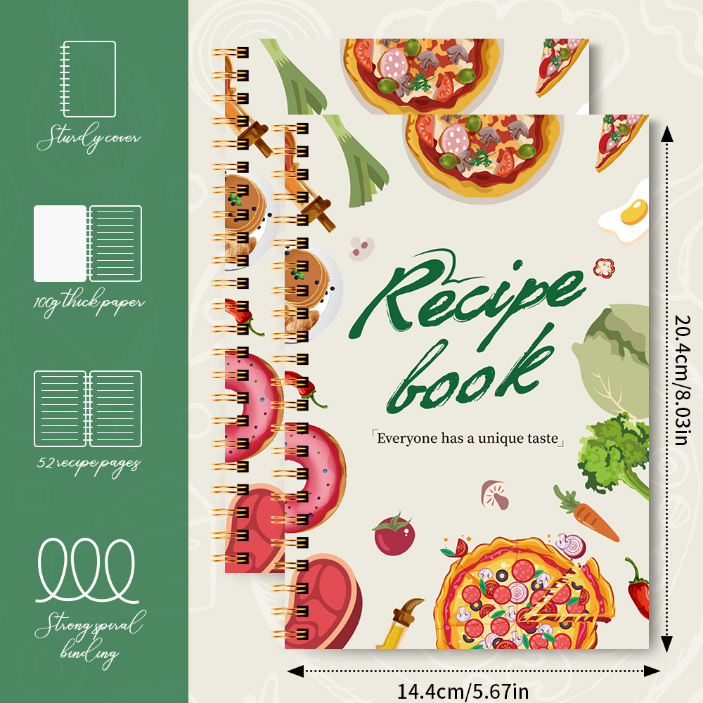 A5 Recipe Book with Full-Color - Cocktail Recipe Book のレビューと価格