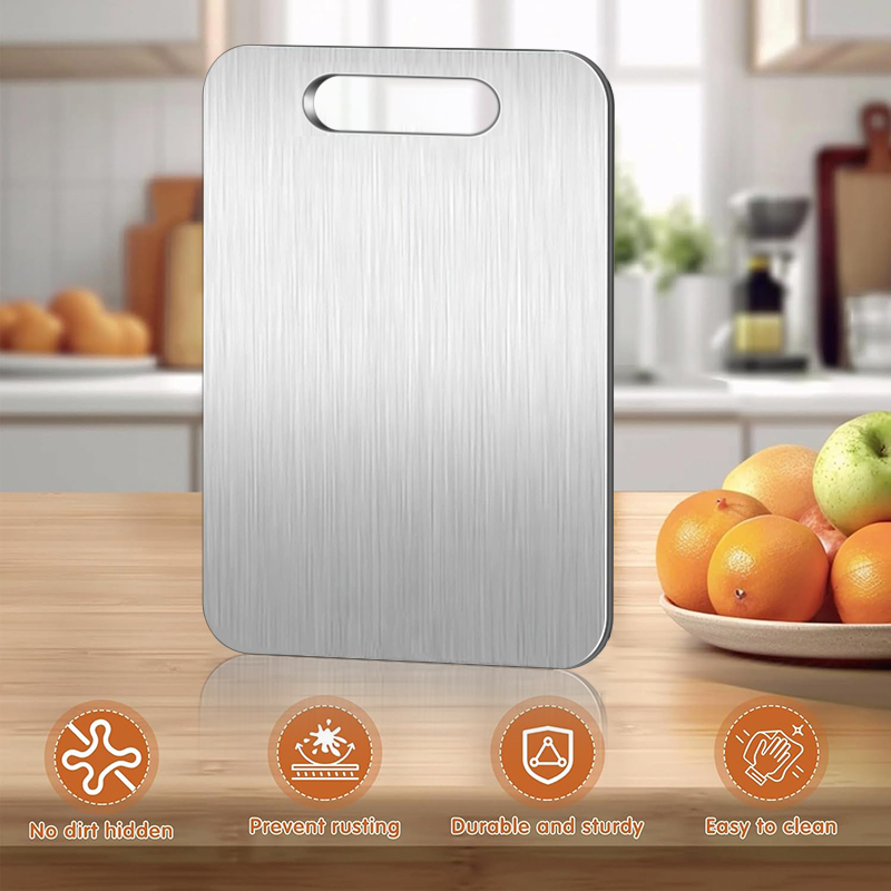 1pc Stainless Steel Cutting Bo - Home Bar And Kitchen のレビューと価格