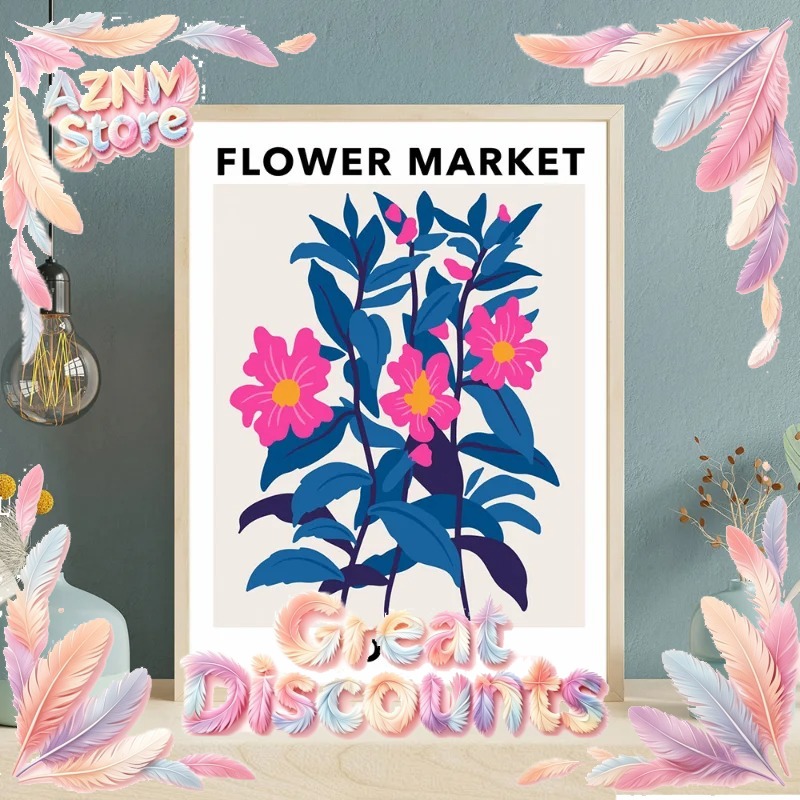 Flower Market Prints Poster Ba - Home Barcelona のレビューと価格
