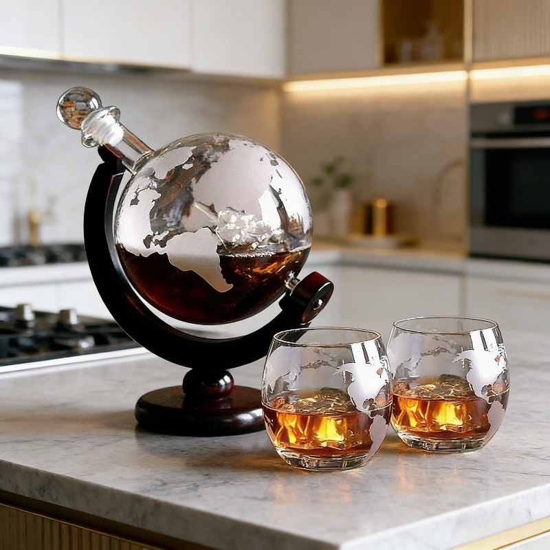 Creative Globe Decanter Set wi - Decanter Globe Set のレビューと価格