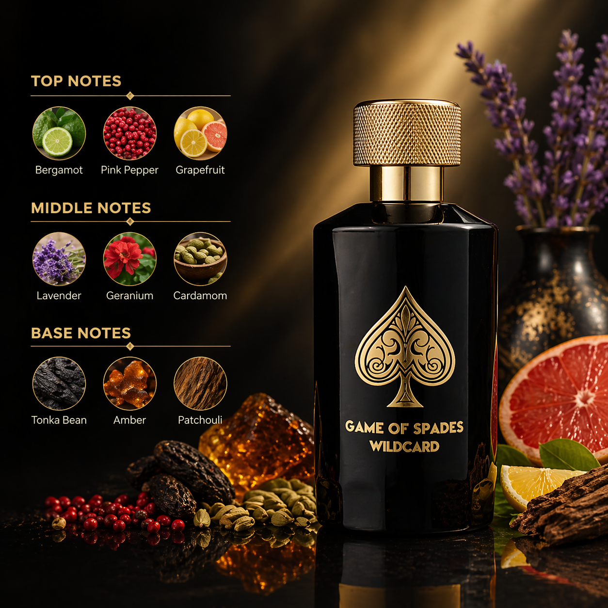 GAME OF SPADES WILDCARD Eau de - Home Bar Accessories のレビューと価格