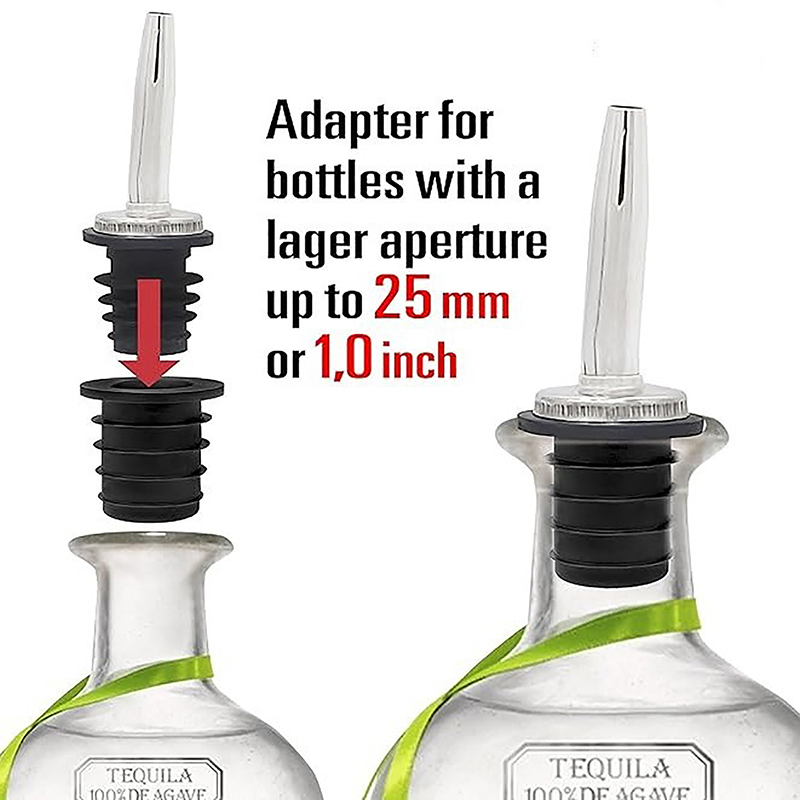 1/4/6pcs Liquor Pourer Adapter - Speed Pourer Cap のレビューと価格