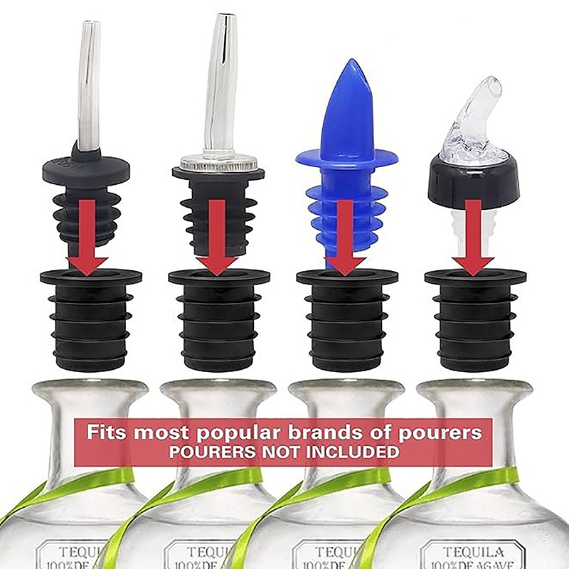 1/4/6pcs Liquor Pourer Adapter - Speed Pourer Cap のレビューと価格
