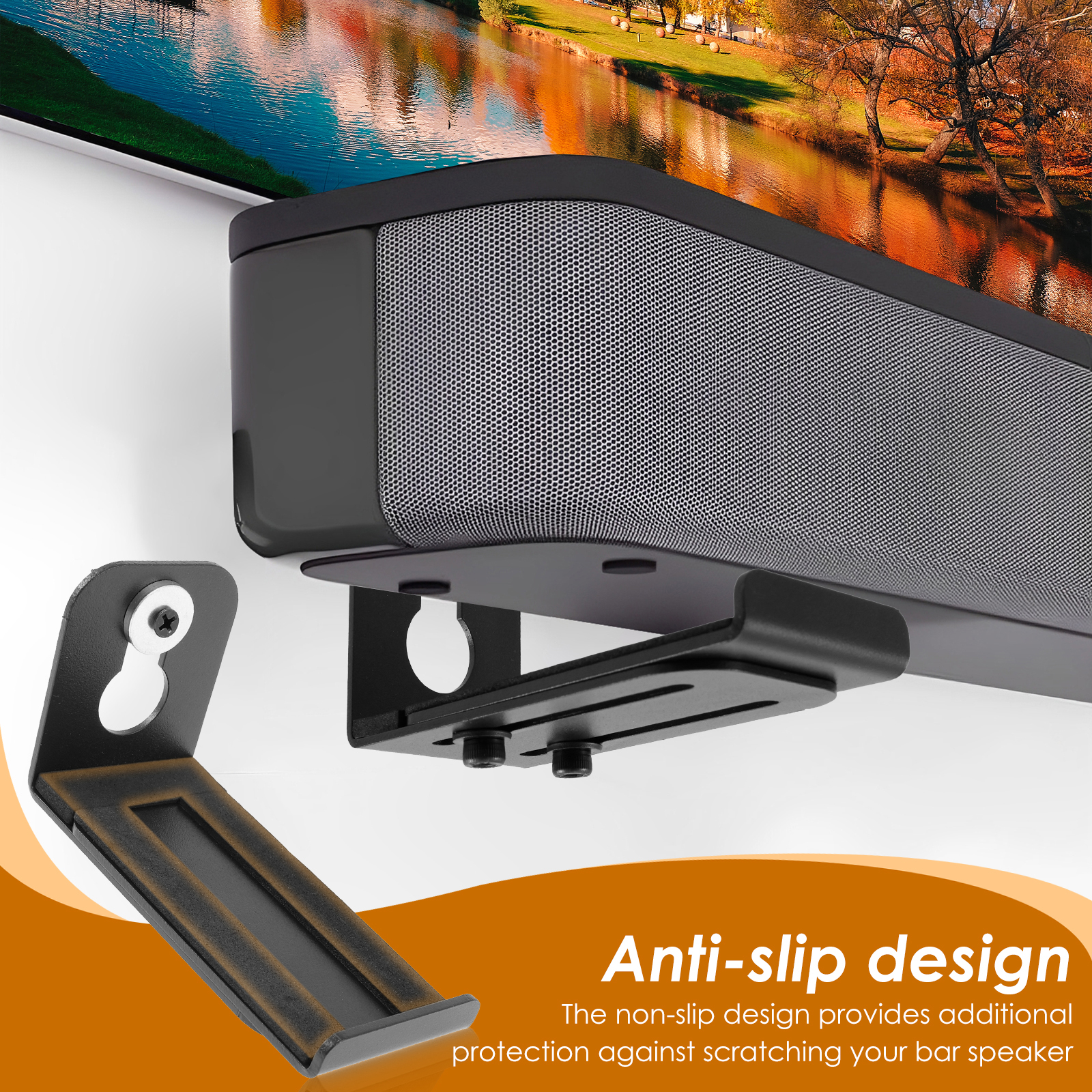 2Pcs Soundbar Speaker Stands W - Home Bar Accessories のレビューと価格