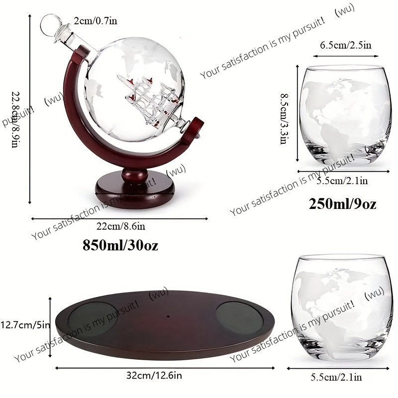 Whiskey Decanter Globe Set wit - Decanter Globe Set のレビューと価格