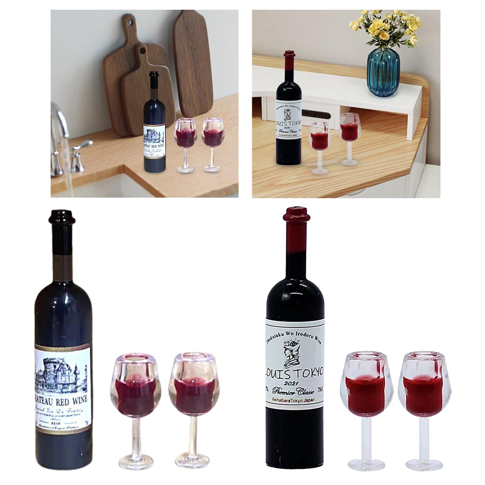 1/12 Scale Dollhouse Wine Bott - Home Bar Supplies のレビューと価格