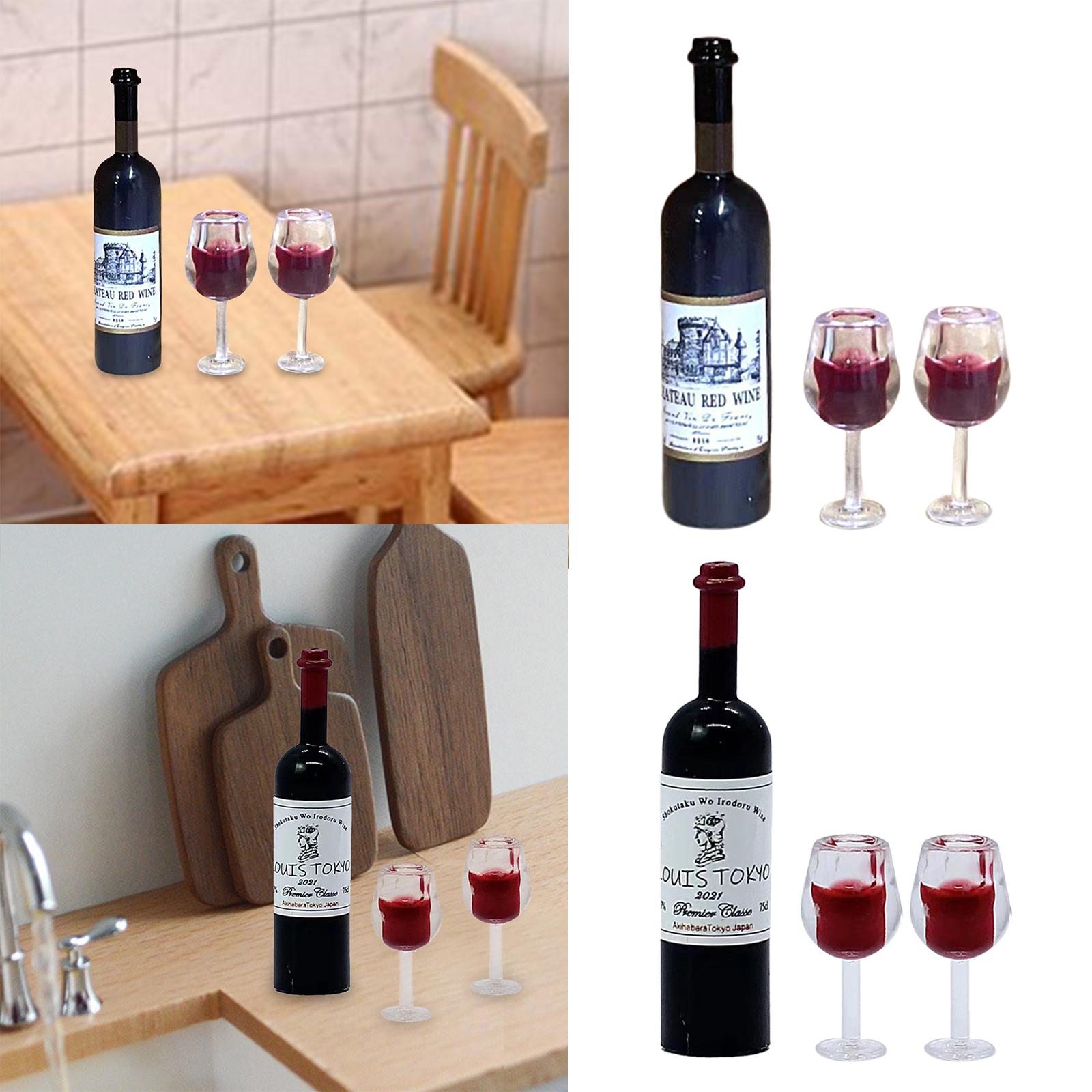 1/12 Scale Dollhouse Wine Bott - Home Bar Supplies のレビューと価格