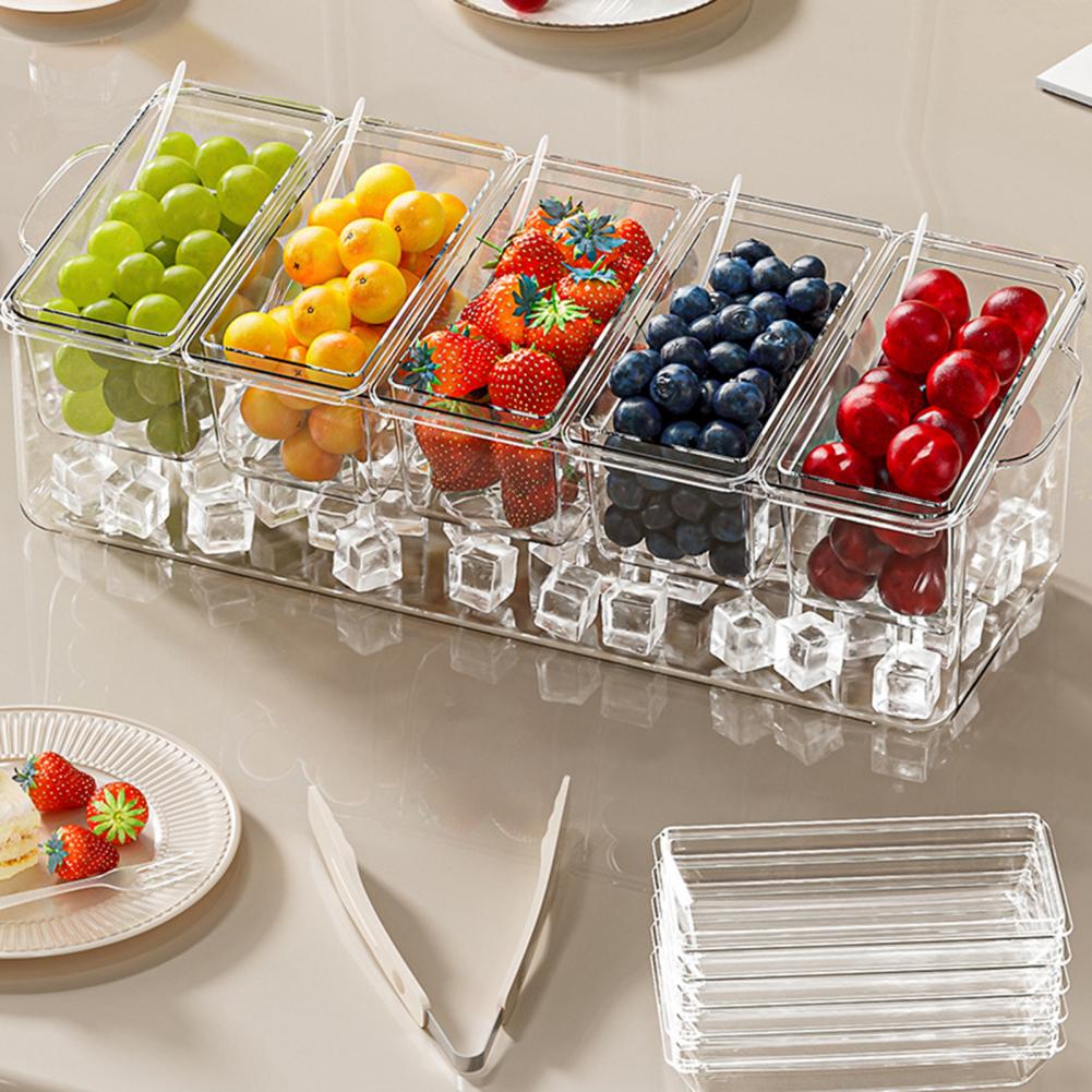 Taco Bar Serving Set for Party - Garnish Tray Set のレビューと価格