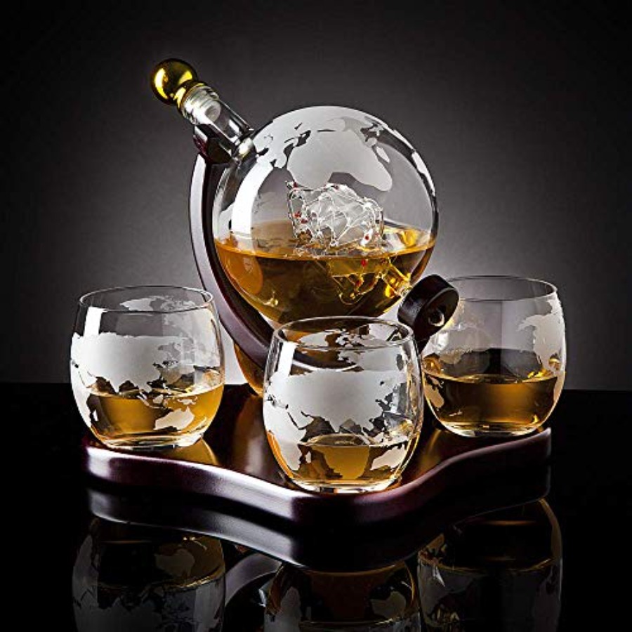 Whiskey Decanter Globe Set wit - Decanter Globe Set のレビューと価格