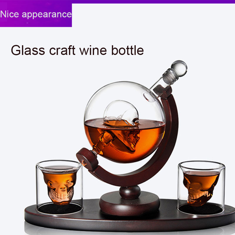 Skull Globe Whiskey Decanter S - Decanter Globe Set のレビューと価格