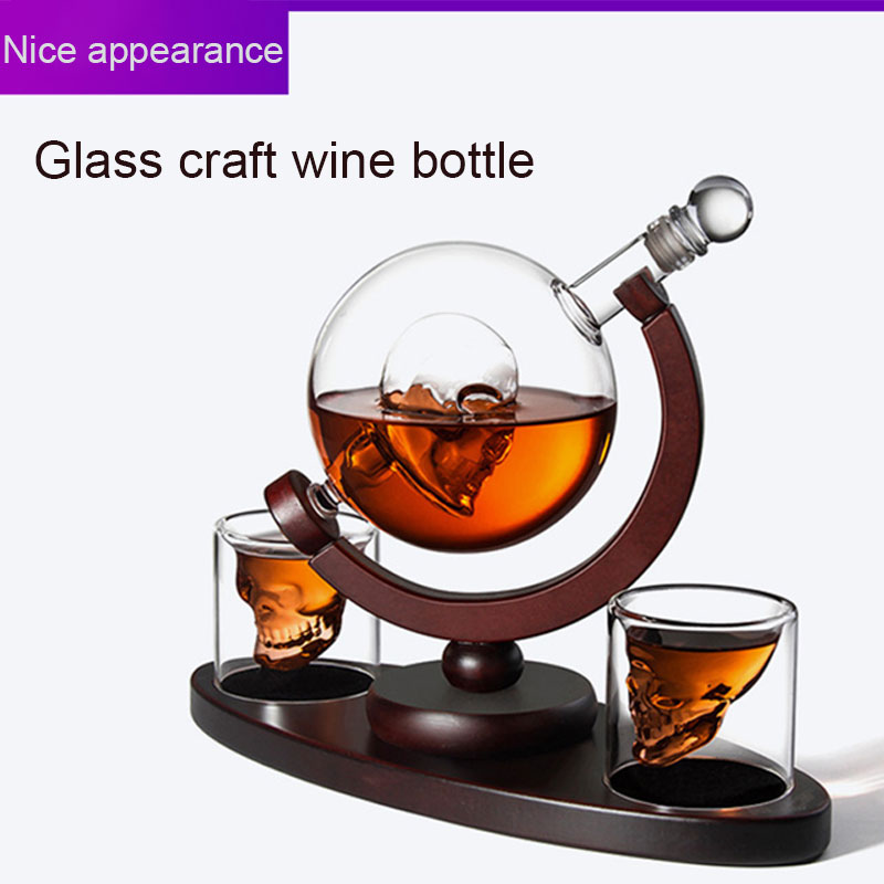 Skull Globe Whiskey Decanter S - Decanter Globe Set のレビューと価格