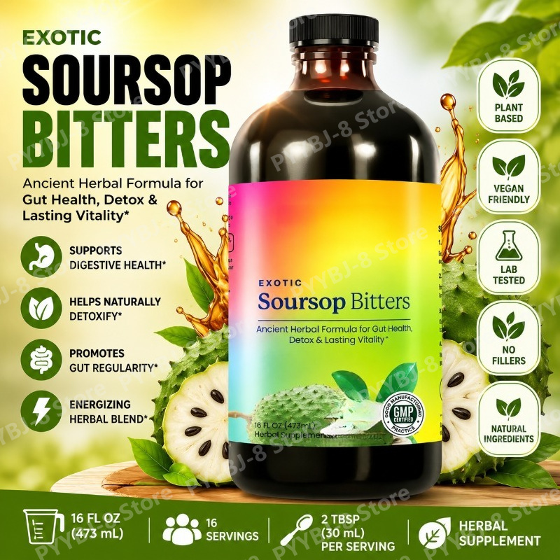 Soursop Bitters Drops Liquid 4 - Bitters Bottle Set のレビューと価格