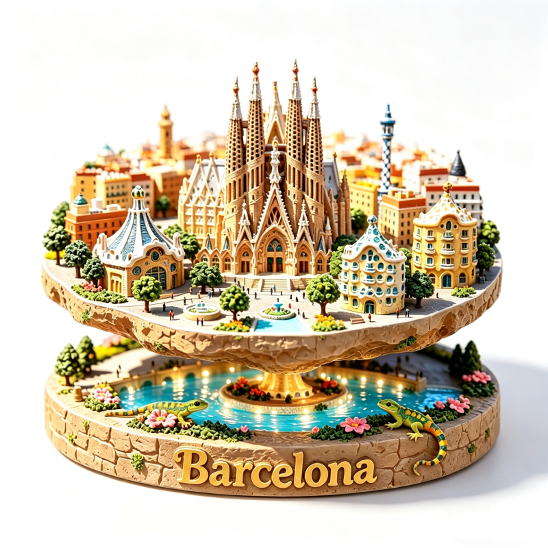 Spain Metal Fridge Magnets Bar - Home Barcelona のレビューと価格