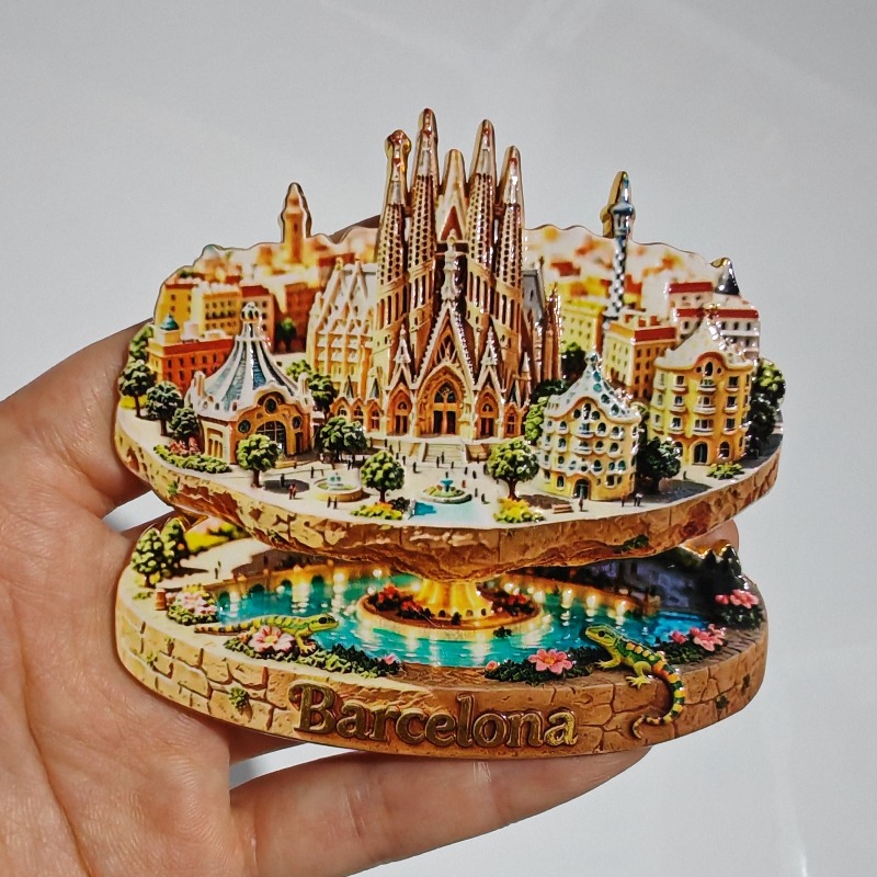Spain Metal Fridge Magnets Bar - Home Barcelona のレビューと価格