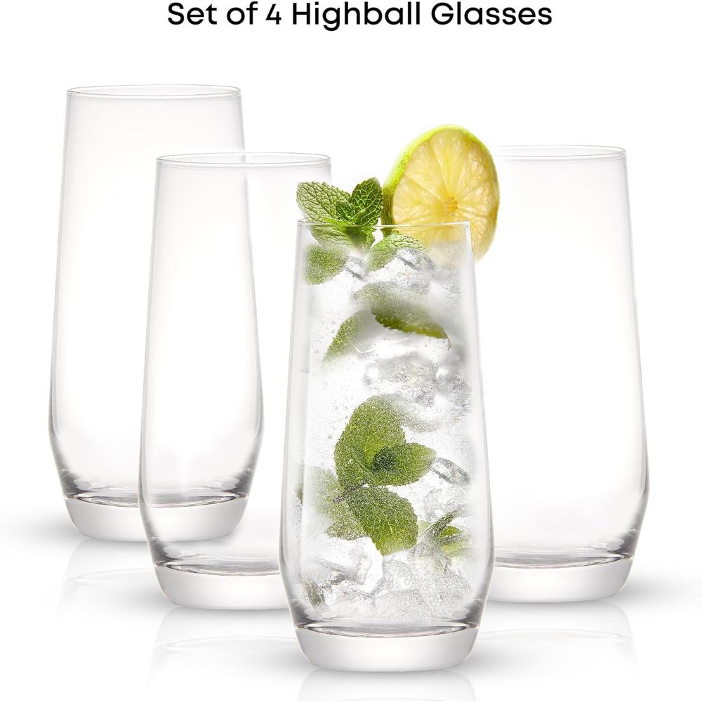 18.5 oz Highball Glasses Set,  - Highball Glass Set のレビューと価格