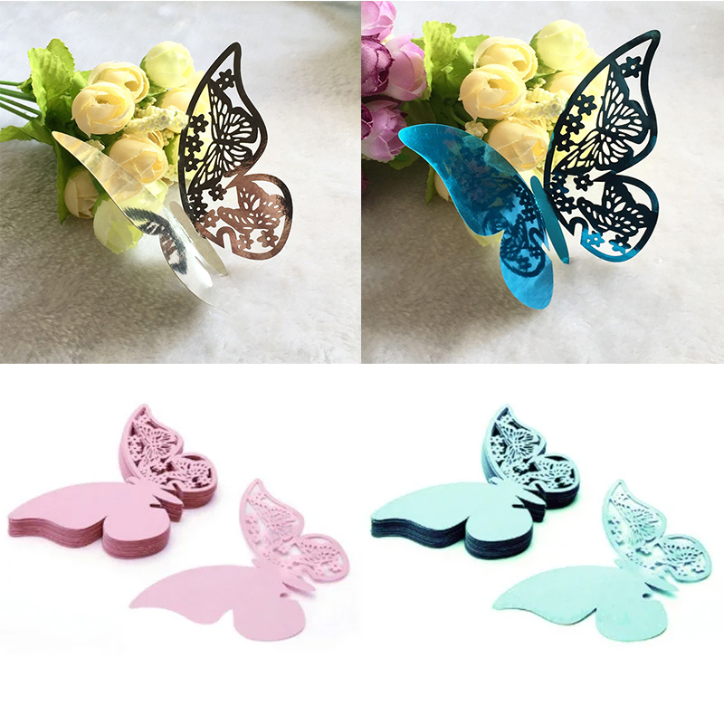 50Pcs/lot 3D Butterfly Party C - Cocktail Recipe Book のレビューと価格